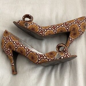 J Crew Collection Lollipop Patterrned Heels